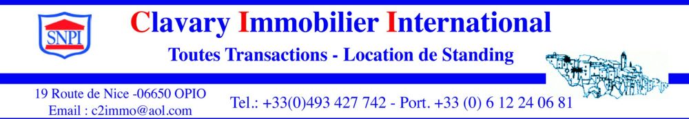 CLAVARY IMMOBILIER INTERNATIONAL